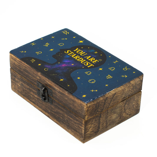 Medium Enamelled Box - You are Stardust