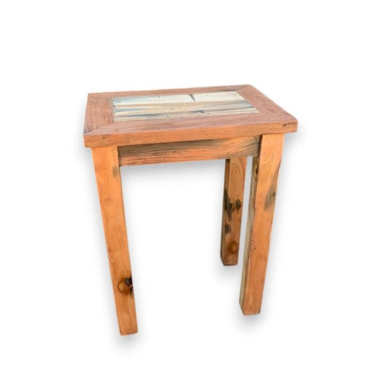 Tall Table - Display Stand - Recycled Wood