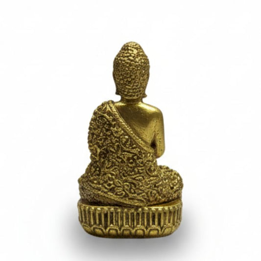Brass Miniature Gods - Buddha (17gms) - 34mm