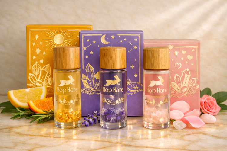 Hop Hare Essential Oil Gemstone Roll-Ons