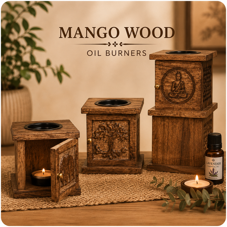 Mango Wood Oil Burners