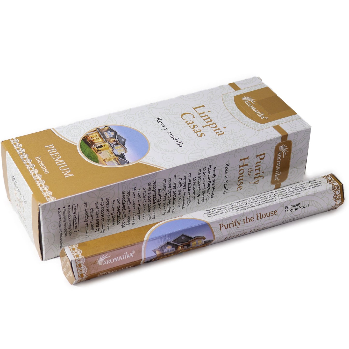 Aromatika Charcoal Free Hex Incense - Purify the House