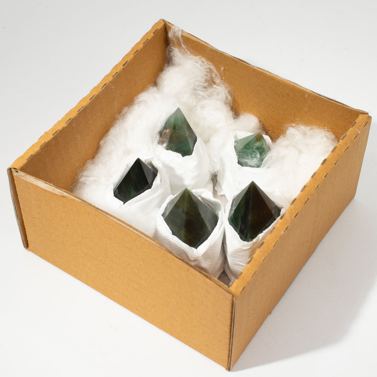 Gemstone Top Polished Points - Green Aventurine (approx 5-6 pieces)