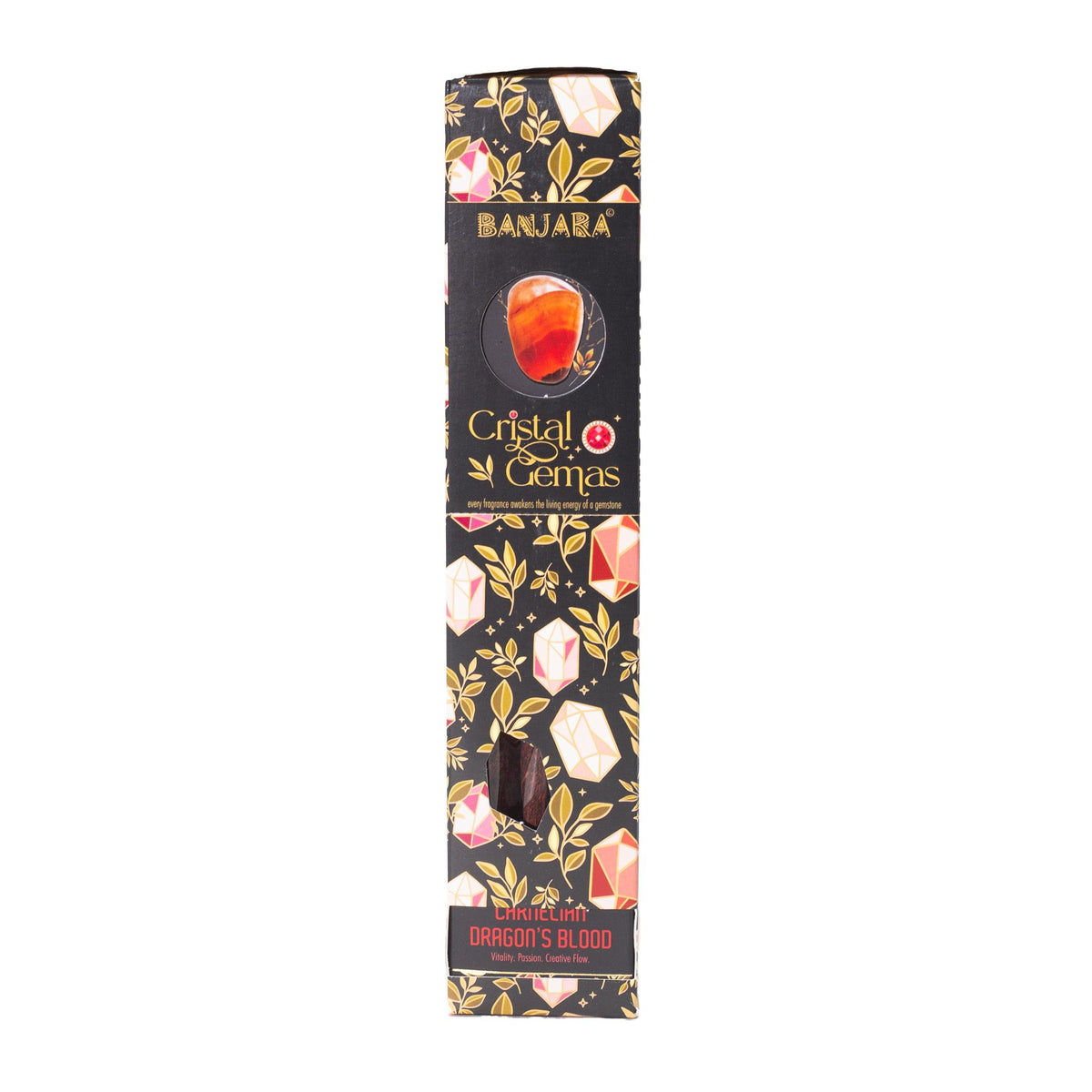 Banjara Cristal Gemas Incense Sticks - Carnelian Dragon's Blood