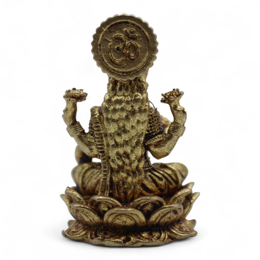 Brass Miniature Gods - Laxmi (11gms)  - 30mm