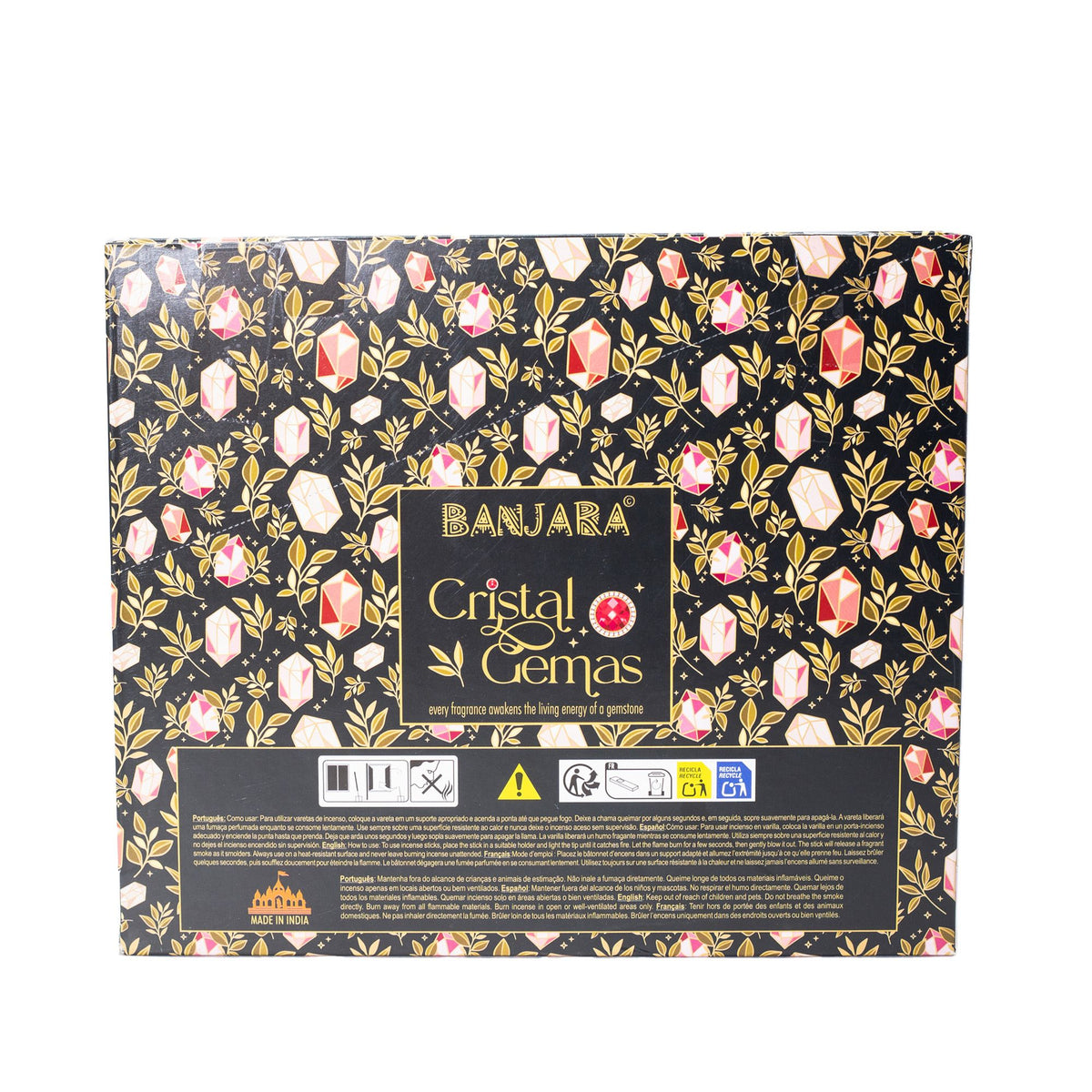 Banjara Cristal Gemas Incense Sticks - Lapis Lazuli Frankincense