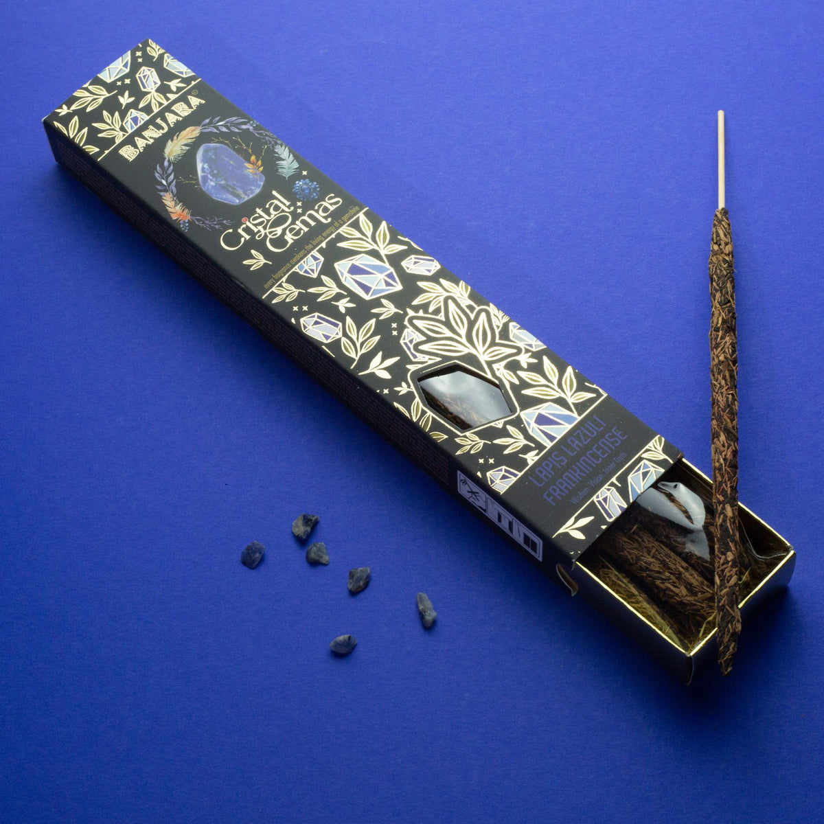 Banjara Cristal Gemas Incense Sticks - Lapis Lazuli Frankincense