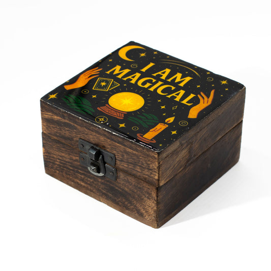 Small Enamelled Box  - I am Magical
