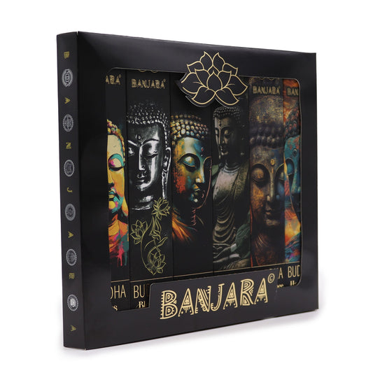 Banjara Buddha Incense – Boxed Gift Set (6 Assorted)