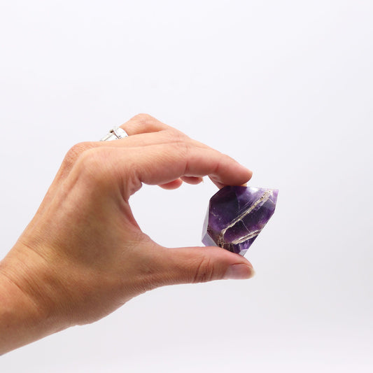 Gemstone Points approx 6cm (0.5KG) - African Amethyst (approx 8 pieces)