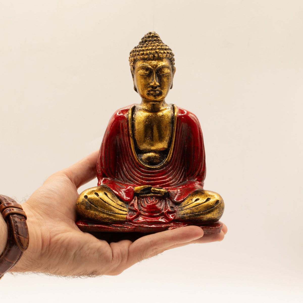 Red & Gold Buddha - Medium