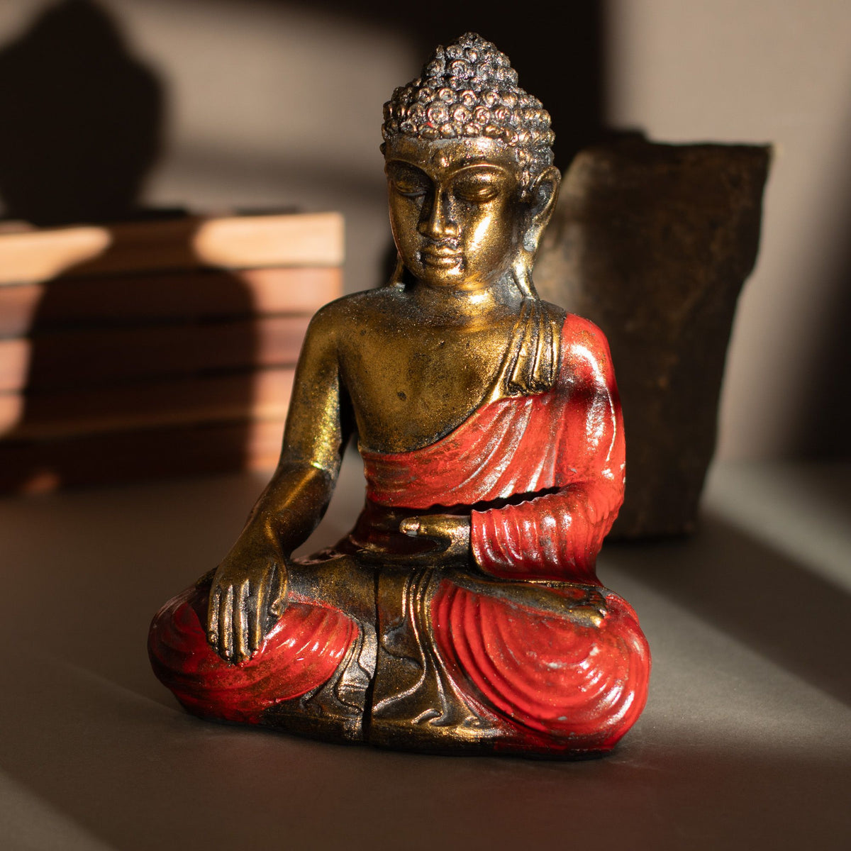 Red & Gold Buddha - Large