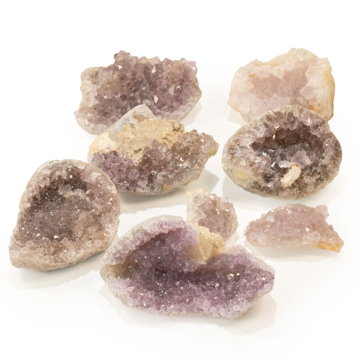 Small Assorted Amethyst Geodes - 3-5 cm   (aprox 1KG) 4-6 pieces