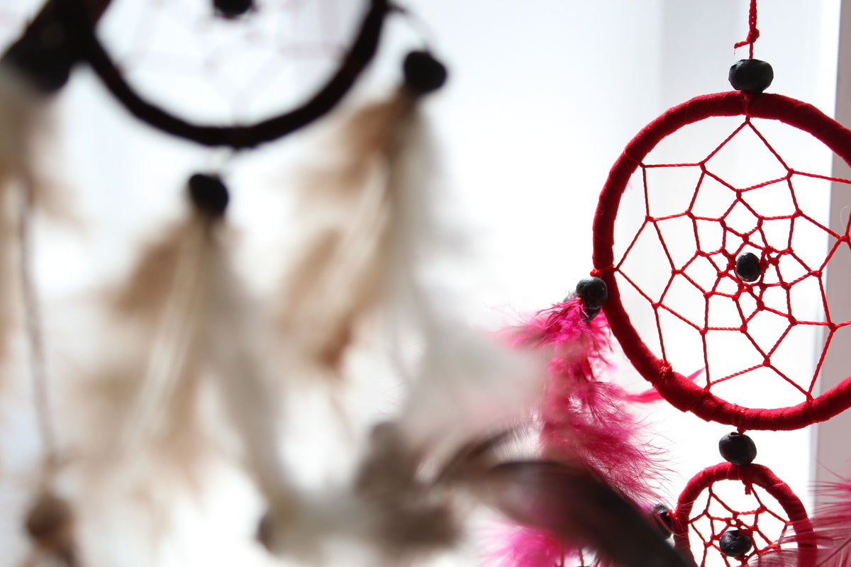 Bali Dreamcatchers - Small Heart - Rainbow