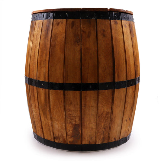 Beer Barrel Table – Natural Wood 60 x 48.5 cm