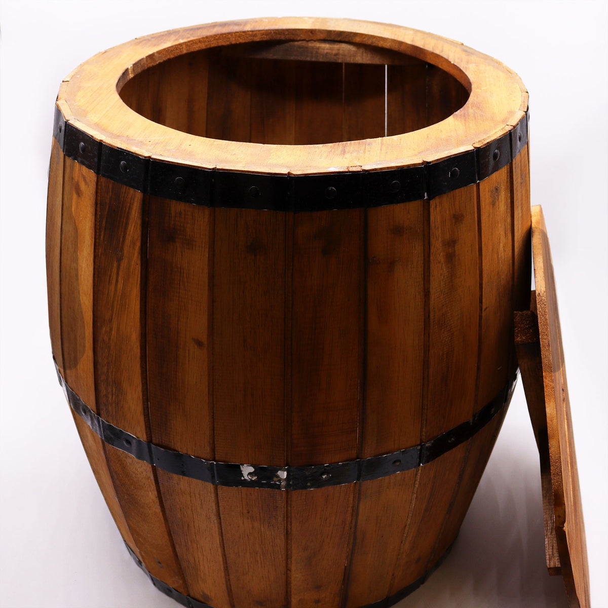 Beer Barrel Table – Natural Wood 60 x 48.5 cm