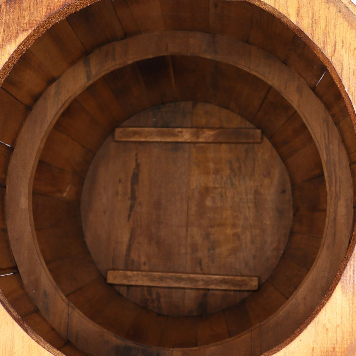 Beer Barrel Table – Natural Wood 60 x 48.5 cm